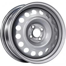 Штампованные колесные диски Trebl X40014 P 6x15 4x100 ET36 DIA60.1 Silver