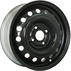 Штампованные колесные диски Trebl X40039 P 5.5x15 4x100 ET45 DIA54.1 Black