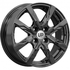 Литые колесные диски WUP UP122 6x15 4x100 ET37 DIA60.1 New Black