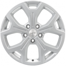 Литые колесные диски Khomen KNW 1710 6.5x17 5x108 ET50 DIA63.3 F-Silver