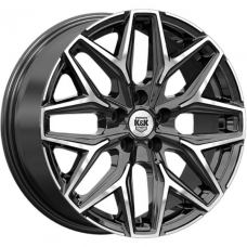 Литые колесные диски K&K Ариус 7x17 5x108 ET33 DIA60.1 Алмаз черный