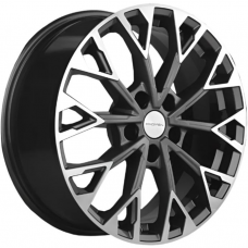 Литые колесные диски Khomen KHW 1718 7x17 5x108 ET36 DIA65.1 Gray-FP