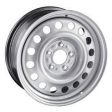 Штампованные колесные диски Trebl 8075 6x15 4x114.3 ET43 DIA67.1 Silver