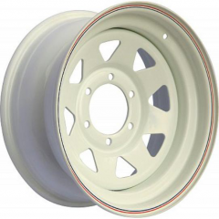 Штампованные колесные диски Off Road Wheels Toyota 8x16 5x150 ET-13 DIA110.1 White