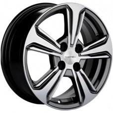Литые колесные диски Khomen KHW 1502 6x15 4x100 ET45 DIA56.6 Gray-FP