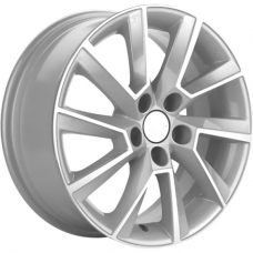 Литые колесные диски Khomen KHW 1507 6x15 5x100 ET38 DIA57.1 F-Silver-FP