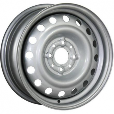 Штампованные колесные диски Trebl 53E40M 5.5x14 4x114.3 ET40 DIA66.1 Silver