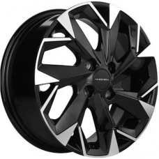 Литые колесные диски Khomen KNW 1402 5.5x14 4x100 ET38 DIA67.1 Black-FP