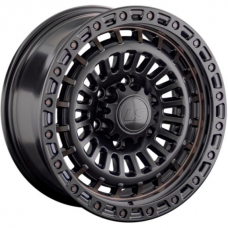 Литые колесные диски LS 1348 8.5x17 6x139.7 ET25 DIA106.1 BKS+BR