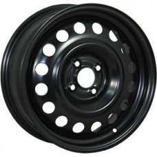 Штампованные колесные диски Trebl X40933 P 6x16 4x100 ET41 DIA60.1 Black