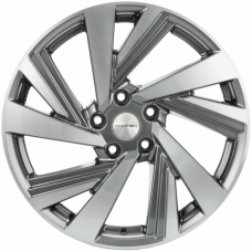 Литые колесные диски Khomen KHW 1801 7.5x18 5x114.3 ET45 DIA66.1 Gray-FP