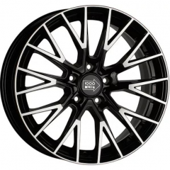 Литые колесные диски 1000 Miglia MM1009 7x17 5x114.3 ET50 DIA67.1 Gloss Black Polished