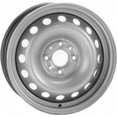 Штампованные колесные диски Trebl 6355 5.5x14 4x108 ET37 DIA63.3 Silver