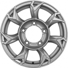 Литые колесные диски Khomen KNW 1505 5.5x15 5x139.7 ET5 DIA108.1 F-Silver
