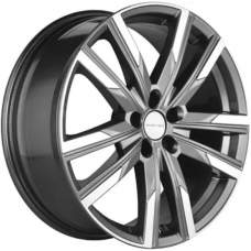 Литые колесные диски Khomen KHW 1905 7.5x19 5x100 ET28 DIA57.1 Gray-FP