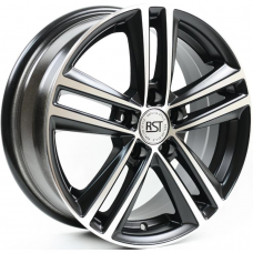 Литые колесные диски RST R025 6x15 5x100 ET38 DIA57.1 BKFP