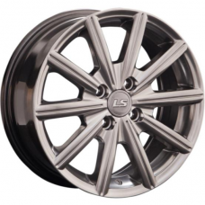 Литые колесные диски LS BY738 6x15 4x100 ET43 DIA73.1 HPB