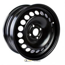 Штампованные колесные диски KFZ 6445 6x15 4x100 ET39 DIA56.6 Black