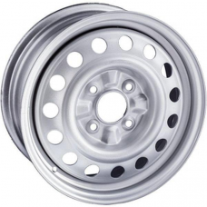 Штампованные колесные диски Trebl 64E45M 6x15 4x114.3 ET45 DIA66.1 Silver