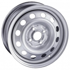 Штампованные колесные диски Trebl 64A49A 6x15 4x100 ET49 DIA56.6 Silver
