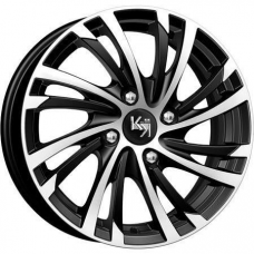 Литые колесные диски K&K Мейола 6x15 4x100 ET40 DIA60.1 Алмаз черный