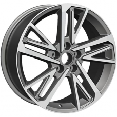 Литые колесные диски Khomen KHW 1815 8x18 5x108 ET46 DIA63.3 Gray-FP