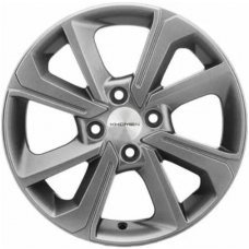 Литые колесные диски Khomen KNW 1501 6x15 4x100 ET46 DIA54.1 G-Silver