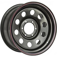 Штампованные колесные диски Off Road Wheels Nissan Navara 8x17 6x114.3 ET0 DIA66.1 Black
