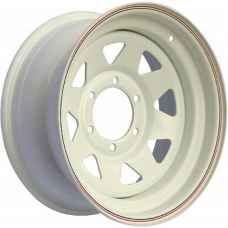 Штампованные колесные диски Off Road Wheels NIVA 7x16 5x139.7 ET25 DIA98.5 White
