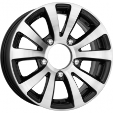 Литые колесные диски K&K Фалкон-Нова 6x15 5x139.7 ET35 DIA98.5 Алмаз черный