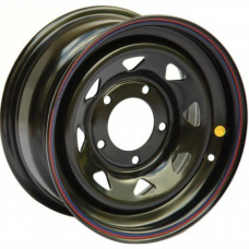 Штампованные колесные диски Off Road Wheels Toyota 8x17 6x139.7 ET10 DIA110.1 Black