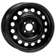 Штампованные колесные диски ТЗСК Ford Focus 6x15 5x108 ET52.5 DIA63.3 Black