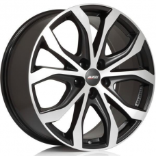Литые колесные диски Alutec W10X 8x18 5x127 ET53 DIA71.6 Racing black front polished