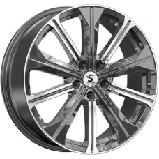 Литые колесные диски Скад KP013 7x19 5x108 ET33 DIA60.1 Diamond gloss graphite