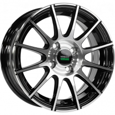 Литые колесные диски Megami MGM-35 6x15 4x100 ET40 DIA60.1 BKF