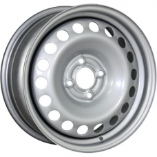 Штампованные колесные диски Trebl 64A50C P 6x15 4x100 ET50 DIA60.1 Silver