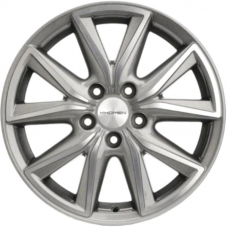 Литые колесные диски Khomen KNW 1706 7x17 5x108 ET40 DIA54.1 Gray-FP