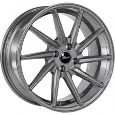 Литые колесные диски X-Race H-03L 7x15 4x100 ET30 DIA54.1 Graphite