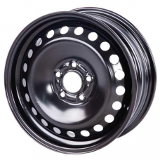 Штампованные колесные диски ТЗСК Renault Sandero Stepway 6.5x16 4x100 ET37 DIA60.1 Black