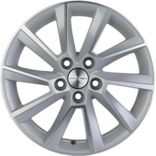Литые колесные диски Khomen KHW 1507 6x15 5x100 ET40 DIA57.1 Silver-FP