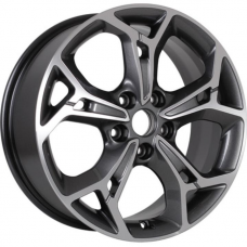 Литые колесные диски Khomen KHW 1702 7x17 5x114.3 ET45 DIA66.1 GMF