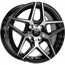 Литые колесные диски Megami MGM-31 6x14 4x100 ET35 DIA73.1 BKF