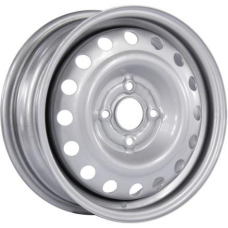 Штампованные колесные диски Trebl 53A43C P 5.5x14 4x100 ET43 DIA60.1 Silver