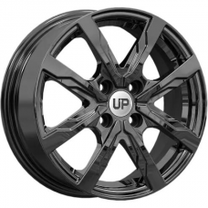 Литые колесные диски Wheels UP UP122 6x15 4x114.3 ET40 DIA66.1 New Black