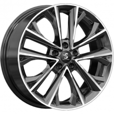 Литые колесные диски Скад KP012 7x18 5x114.3 ET33 DIA67.1 Diamond quartz