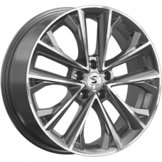Литые колесные диски Скад КР012 7x18 5x108 ET33 DIA60.1 Diamond gloss graphite