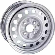 Штампованные колесные диски Trebl 8114 P 6x15 4x100 ET48 DIA54.1 Silver