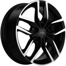 Литые колесные диски Khomen KNW 1708 6.5x17 5x108 ET33 DIA60.1 Black-FP