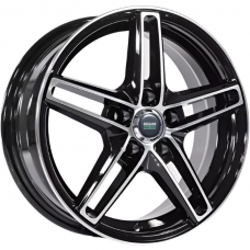 Литые колесные диски Megami MGM-17FF 6.5x16 5x108 ET40 DIA65.1 BKF
