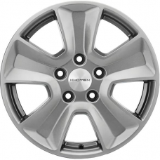 Литые колесные диски Khomen KHW 1601 6.5x16 5x114.3 ET50 DIA67.1 G-Silver